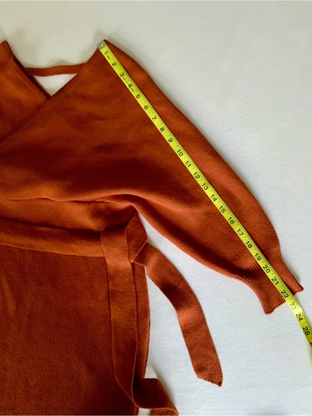 Lulus Modena Rust Brown Dolman Sleeve Bodycon Sweater Dress Size S - Picture 10 of 10